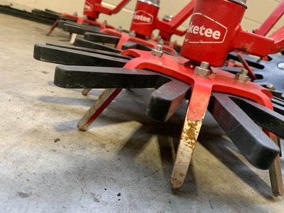 6x Steketee 340mm Vingerwieder - gebruikt