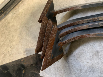 5x Schoffelmes 10cm - gebruikt