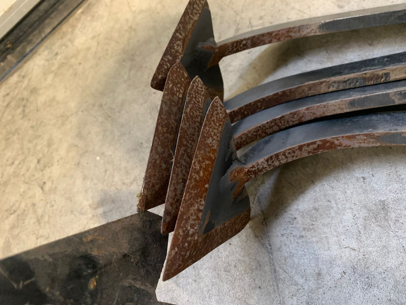 5x Schoffelmes 10cm - gebruikt