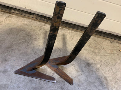 2x 20cm Steketee schoffelmes - gebruikt