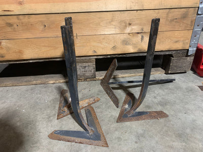 4x 20cm Schoffelmes - Gebruikt