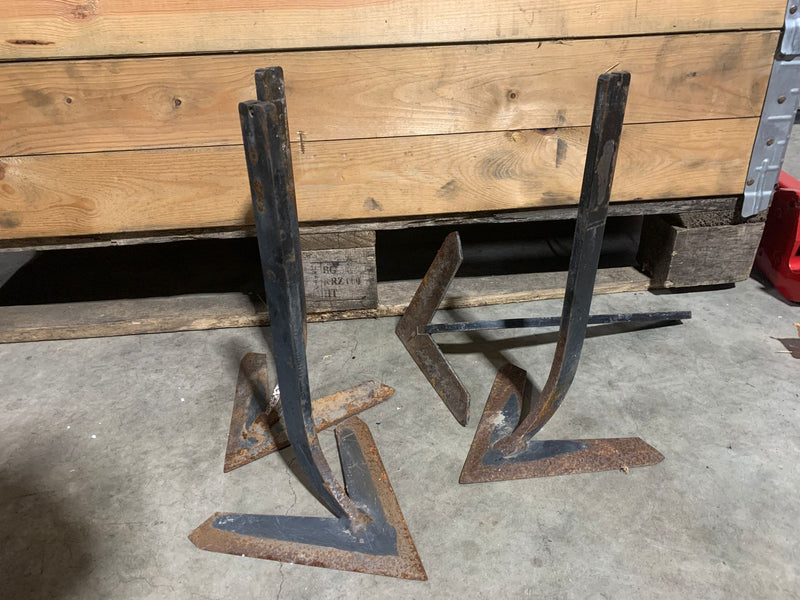 4x 20cm Schoffelmes - Gebruikt