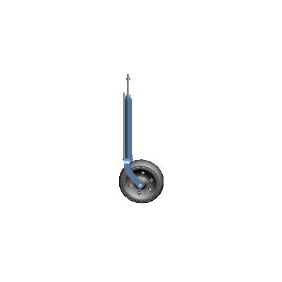 Steketee / Lemken Wielvork met wiel 300x100 Combi compleet