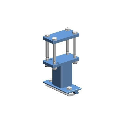 Steketee / Lemken Koppelstuk 120x120 / 100x100 naar profielbalk