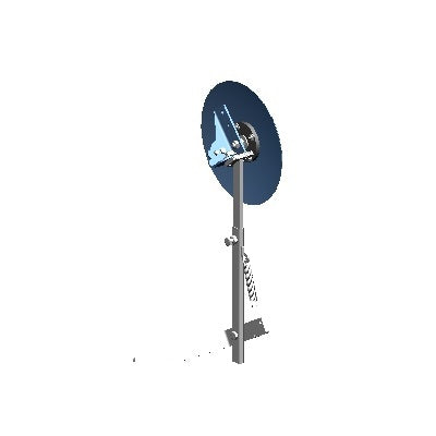 Steketee / Lemken Verstelbare beschermschijf 305mm Basic rechts compleet
