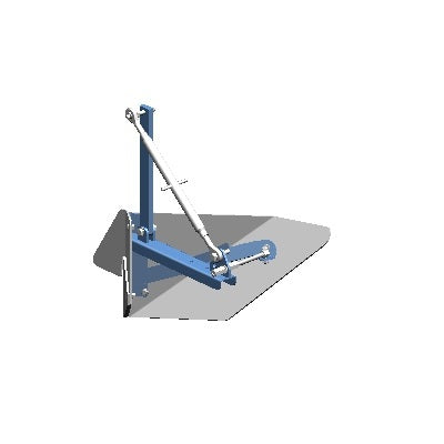 Steketee / Lemken Aanaardschaar 75cm RVS links