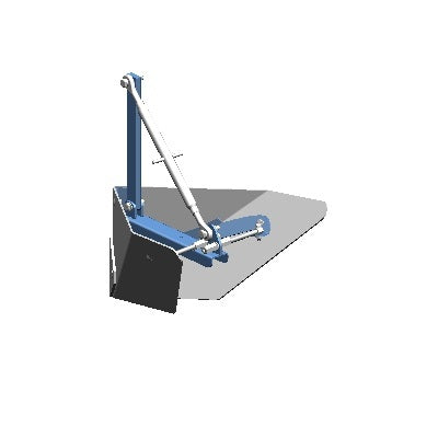 Steketee / Lemken Aanaardschaar 75cm RVS midden