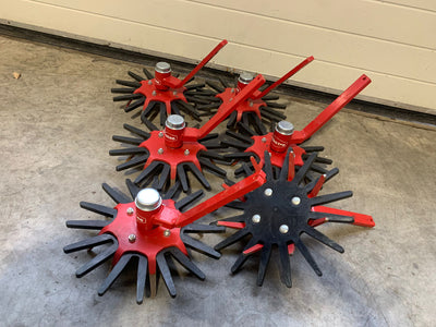 6x Steketee 340mm Vingerwieder - gebruikt