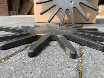 24x gebruikte Steketee 340mm vingerwieders