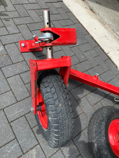 2x Steketee scharnierbaar steunwielen